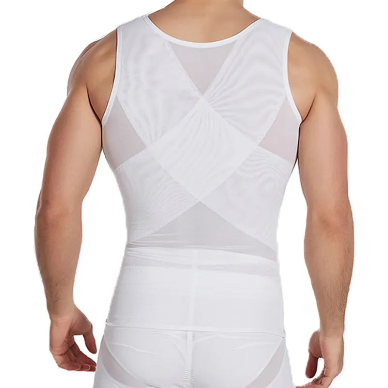 Mens Body Shaper Compression Vest