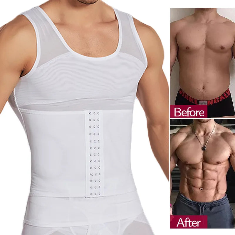 Mens Body Shaper Compression Vest