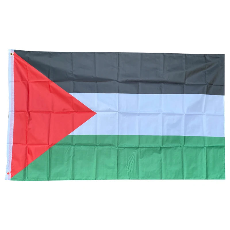 Large Palestine Flag Polyester 150 x 90cm Gaza Palestinian  banner