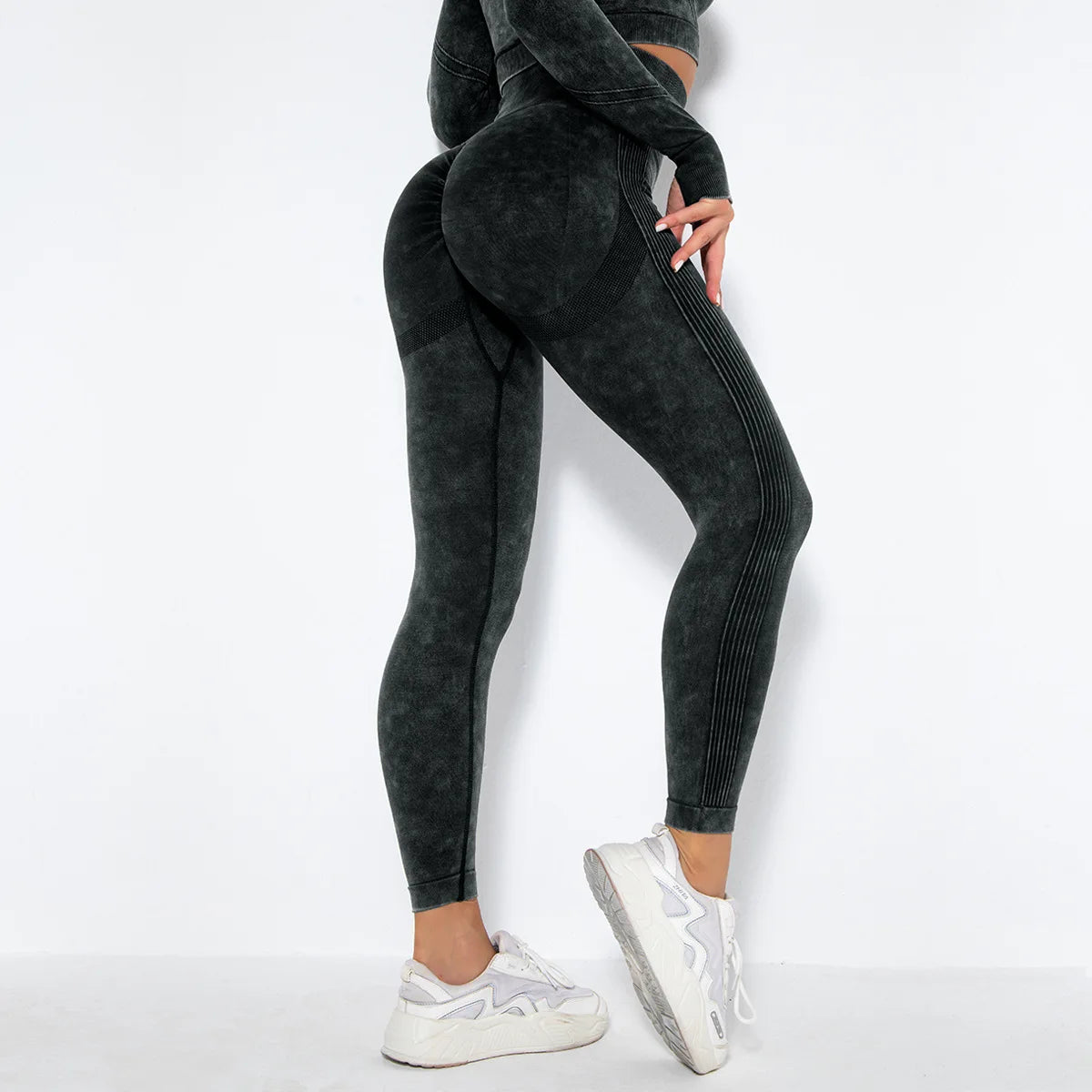 Spandex Seamless Butt Push Up Leggings Women Yoga Pants