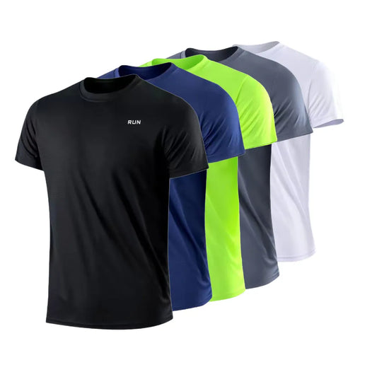 Men's Quick Dry, Moisture Wicking?  (Round Neck T-Shirt) flows nicely!