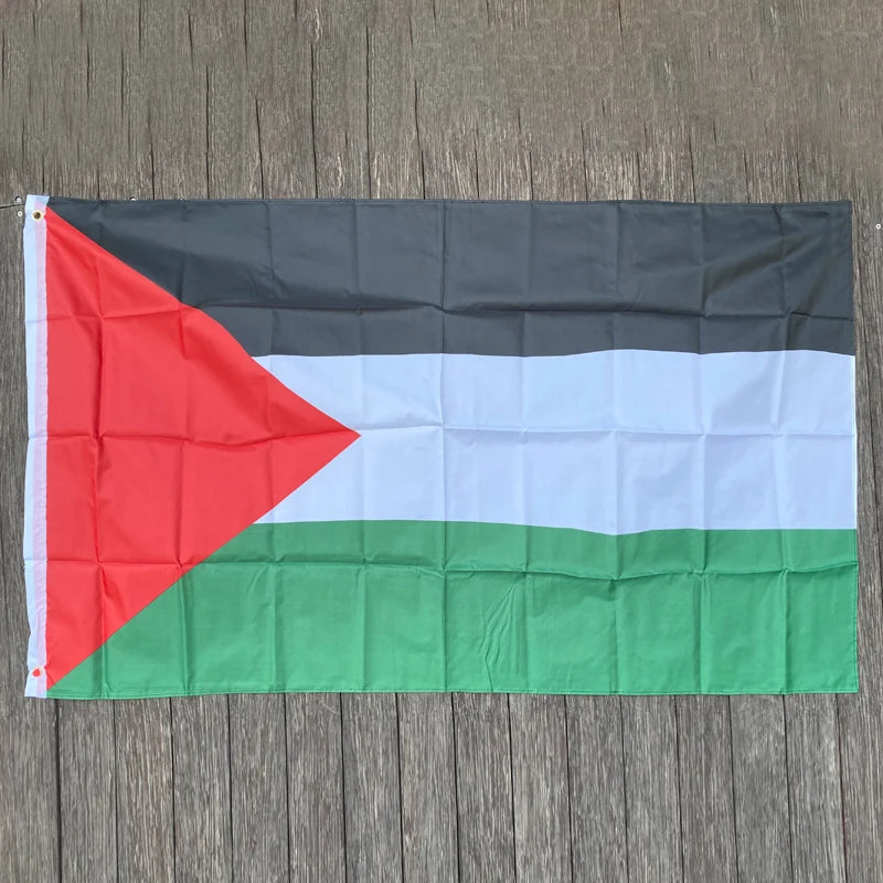 Large Palestine Flag Polyester 150 x 90cm Gaza Palestinian  banner