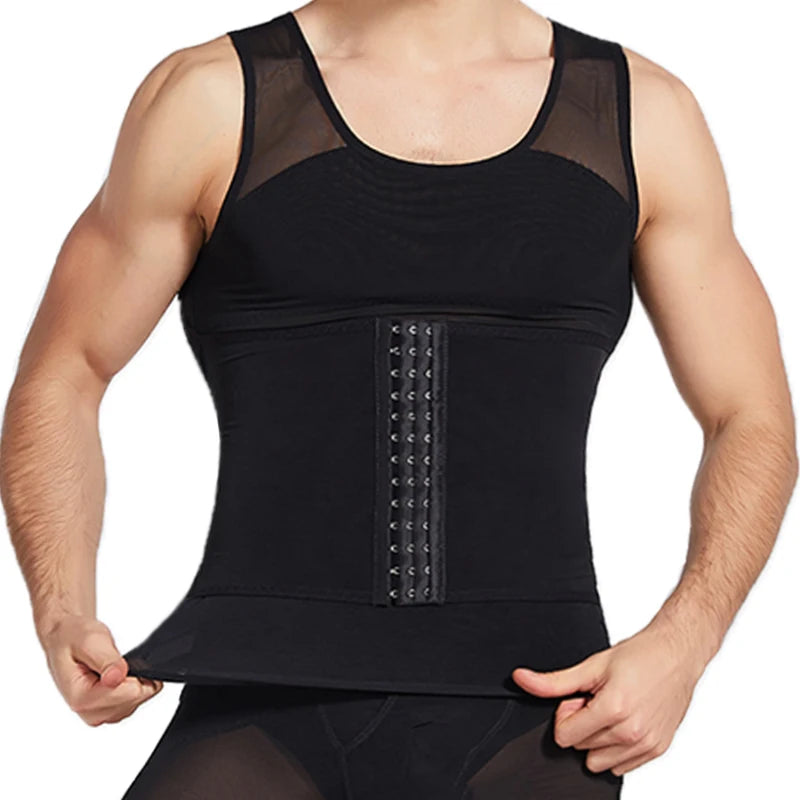 Mens Body Shaper Compression Vest