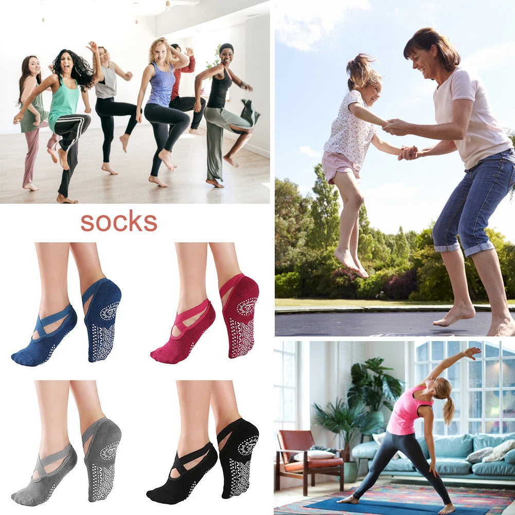 Anti Slip Yoga Socks